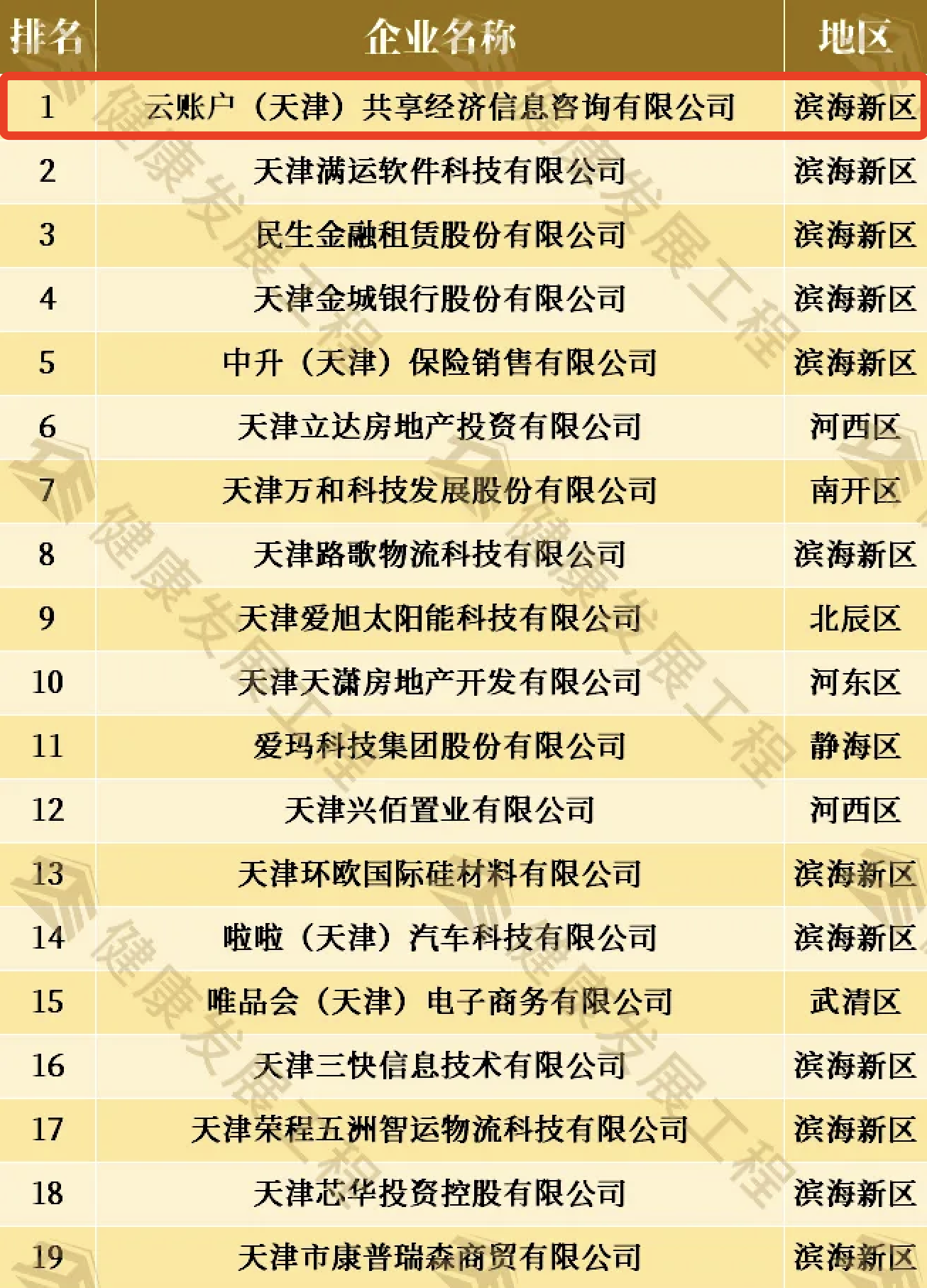 荣列2024天津市民营企业<br/>依法纳税100强第1名