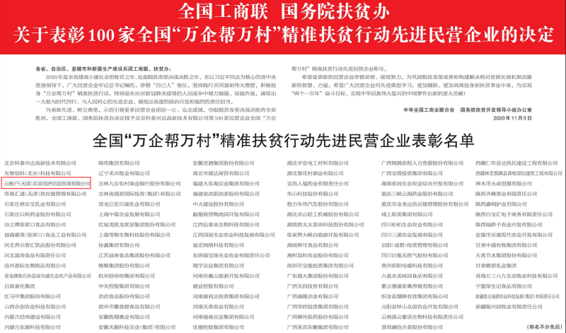 云账户入选滨海新区2020年天津市战略性新兴产业领军企业名单 41